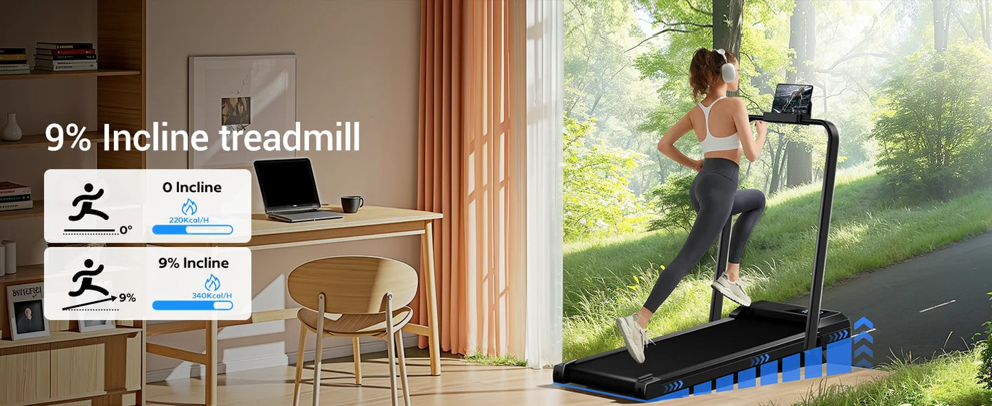 FLOWRUN 3-in-1 Foldable Treadmill